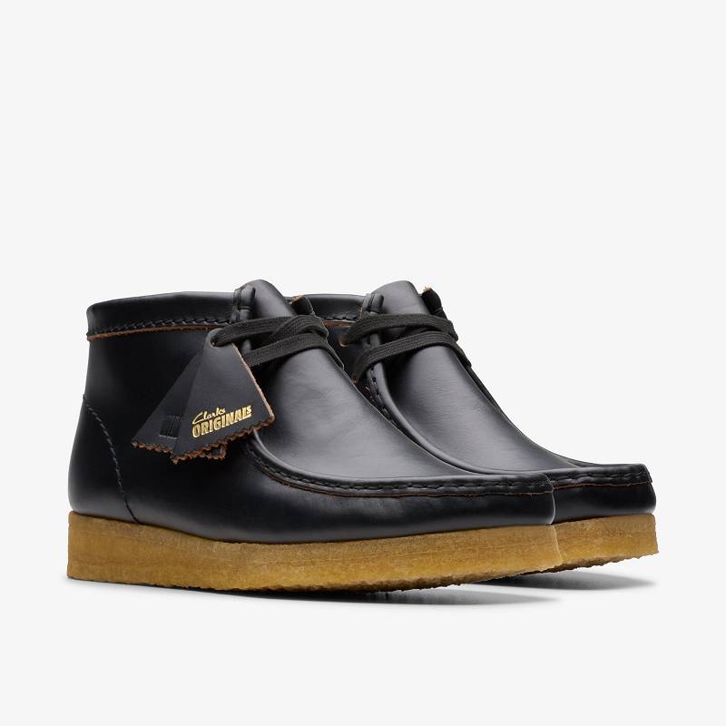 Clarks Wallabee Boot Negras | CLKS-85552