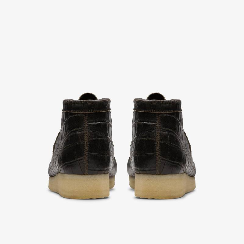 Clarks Wallabee Boot Negras | CLKS-85554