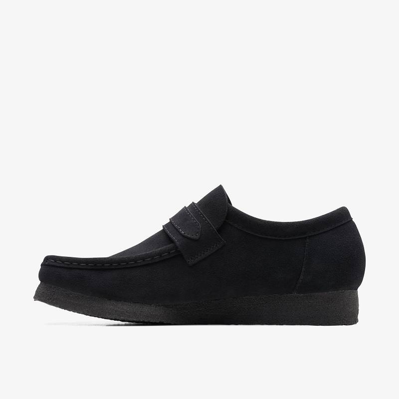 Clarks Wallabee Loafer Negras | CLKS-84298