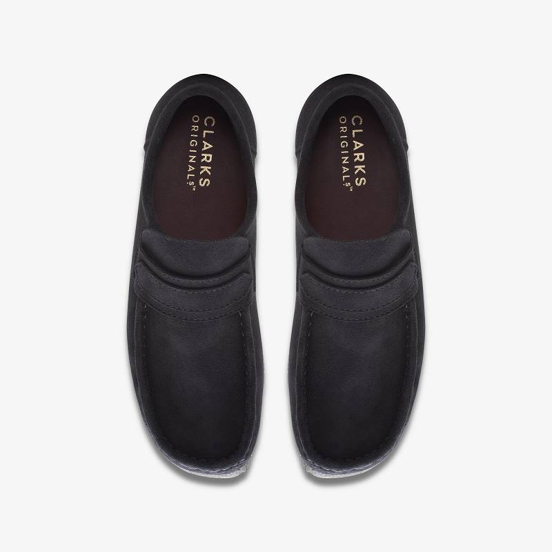 Clarks Wallabee Loafer Negras | CLKS-84298