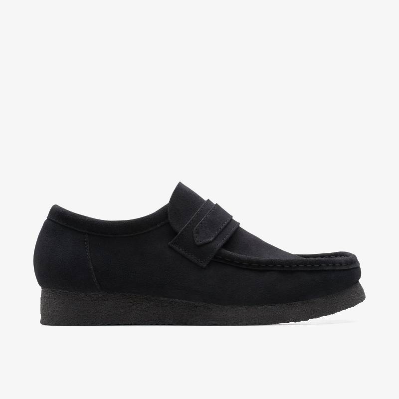 Clarks Wallabee Loafer Negras | CLKS-84298