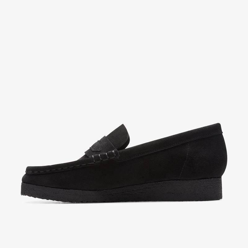 Clarks Wallabee Loafer Negras | CLKS-84823