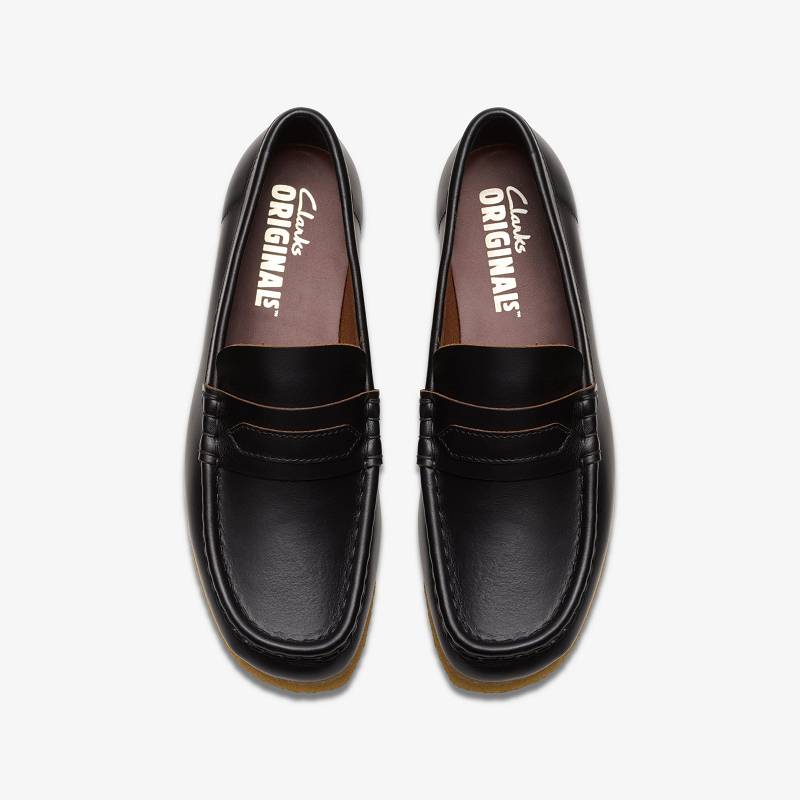 Clarks Wallabee Loafer Negras | CLKS-84824