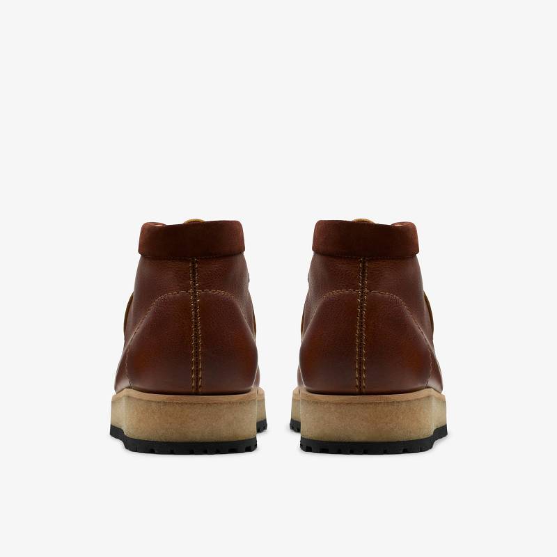 Clarks Wallabee Scout Marrones Oscuro | CLKS-84490