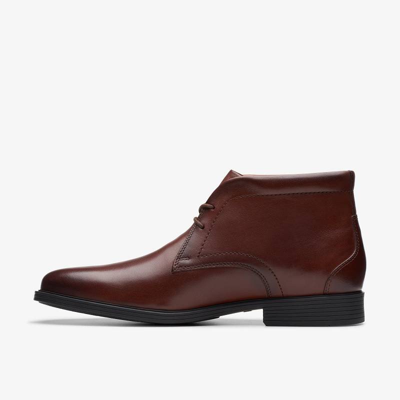 Clarks Whiddon Mid Marrones | CLKS-84453